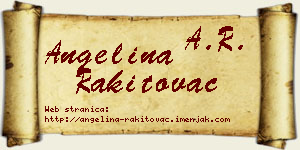 Angelina Rakitovac vizit kartica